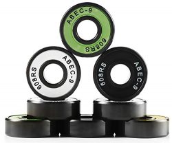 608 Bearing Skateboard Deck Skidding Spinner Bearing,ABEC-9 Precision Speed Bearing, Ceramic Hyb ...