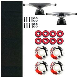 Darkstar Skateboard Kit 5.0 Truck + Griptape, 52mm Wheels and Hardware