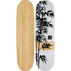 Bamboo Skateboards Moso Graphic Skateboard Deck, Natural, 7.75″ x 31.5″