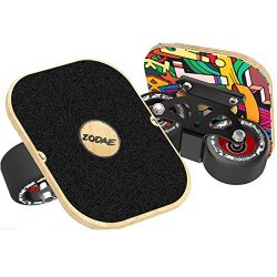 Zodae Portable Roller Road Drift Skates Plate with Cool Maple Deck Anti-slip Board Split Skatebo ...
