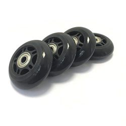 AOWISH Inline Skates Wheels 70 mm (Pack of 4), Inline Outdoor Skate Replacement Wheels W/Bearing ...