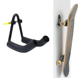 YYST V Style Skateboard Wall Mount Skateboard Wall Hanger Wall Rack Storage Display w/Hardware F ...