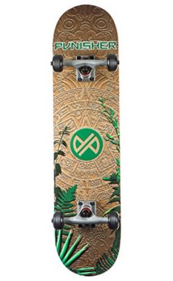 Punisher Skateboards MAYAN Complete Skateboard with Convace Deck