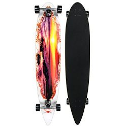 Krown Sunset City Surf Longboard Skateboard