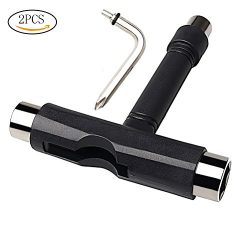 HSAN Skateboard Tools,Skate Tools All-In-One Skateboard T Tools Multi-function T Tool Portable S ...