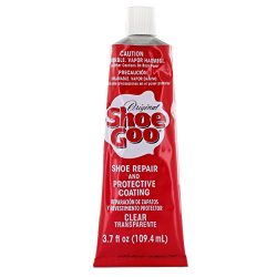 Shoe Goo Repair Adhesive for Fixing Worn Shoes Boots, Clear, 3.7-Ounce Tube