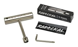 Radeckal Compact Pocket Skate Tool- T Tool All in One Skate Tool for Skateboards, Longboards, Mi ...