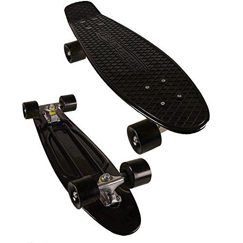 MoBoard Graphic Complete Skateboard | Pro/Beginner | 22 inch Classic Style Mini Cruiser Board wi ...