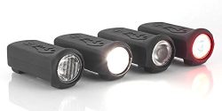 Skateboard Lights – Shred Lights Combo- Set Comes With Two Headlights and Two Tail Lights  ...