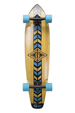 Quest “Totem” Longboard Skateboard, 36″, Natural