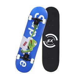 Pro Skateboard 31″ X 8″ Standard Skateboards Cruiser Complete Canadian Maple 10 Laye ...