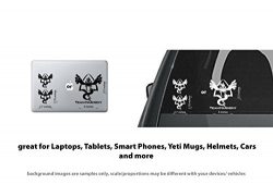 4x Pokemon Go Team Harmony Lugia Symbol – Car Window Laptop Vinyl Decal Sticker Pokemon (L ...