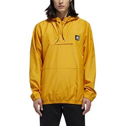 adidas Originals Men’s Skateboarding Hip Packable Jacket, Tactile Yellow, XL