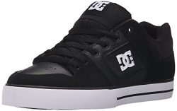 DC Men’s Pure Shoe, Black/Black/White, 10 D D US