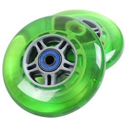 UPGRADE WHEELS for RAZOR SCOOTER Green ABEC 7 BEARINGS