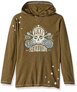 Lucky Brand Big Boys’ Long Sleeve Hoody, Winter Moss, Large (14/16)