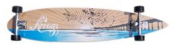 Krown Wood Sunset Complete Longboard Skateboard