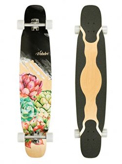 VOLADOR 46inch dancing longboard maple deck (Floral)