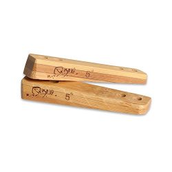 Rayne Longboards Bamboo Rail Riser 5 Degree, 1 Set of 2 Risers, for Wedging or De-Wedging Your S ...