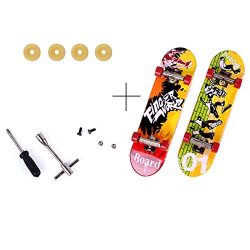 SkyCooool Professional Mini DIY Assemblable Finger Skateboard Toy Craft Kit with Accessories Too ...