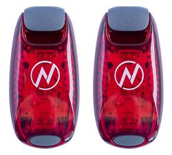 LED Safety Light (2 Pack) + Free Bonuses | Clip On Strobe/Running Lights for Runners, Dogs, Bike ...