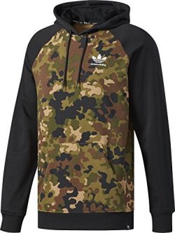 adidas Skateboarding Men’s Clima 2.0 Camo Hoodie Camo Print/Black Large